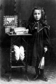 Joan, imprisoned in black