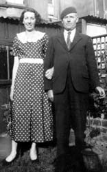 Albert de Montfort et fille, Fabienne de Montfort. Married to the tireless and fanatical Claude B&ecirc;te, Fabienne regularly polished her husband's 'deflector' and later sang at his funeral when he was shot defending a .